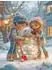 Calvendo Animé – Skandinavische Fantasiemotive, Weihnachtsschneemann, Puzzle 1000 Teile, 64×48cm