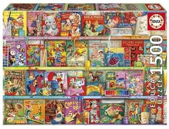 Educa Borr&aacute;s Puzzle "The Kitschy Funbook Nook" 1500 Teile, 85x60cm (20568)