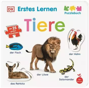 Dorling Kindersley Erstes Lernen Puzzlebuch. Tiere