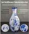 Pintoo 3D-Puzzle Blumenvase Indigo Age, 160 Teile (S1032)