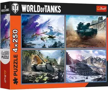 Trefl Gro&szlig;e Panzerschlacht Puzzle 4x250 (13347)