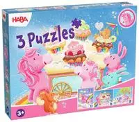 HABA Sales 3 Puzzles - Einhorn Glitzergl&uuml;ck 12/15/18 Teile