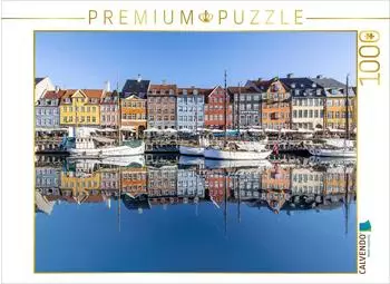 Calvendo Puzzle &bdquo;Morgentliche Stille am Nyhavn in Kopenhagen", 1000 Teile, 64&times;48cm