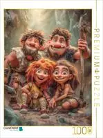 CALVENDO Puzzle Steinzeitkarikaturen 1000 Teile Lege-Gr&ouml;&szlig;e 64 &times; 48 cm...