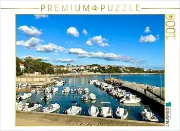 Calvendo Puzzle Hafen Castiglioncello, 1000 Teile, 64x48cm