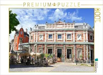 Calvendo Puzzle &bdquo;Brasserie im ehemaligen Pavillon des petits jeux", Spa, 1000 Teile, 64x48cm