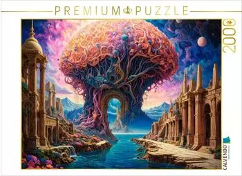 Calvendo Puzzle &bdquo;Das Portal der Pilze" 2000 Teile, 90&times;67cm