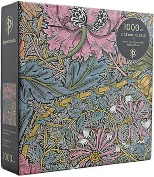 Paperblanks Morris Pink Honeysuckle (William Morris) Puzzle, 1000 Teile (JP648103097628)