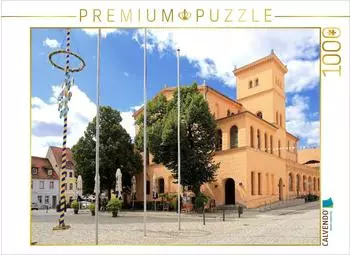 Calvendo Puzzle "Das Rathaus in Luckau in der Niederlausitz" 1000 Teile, 64&times;48cm