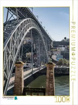 Calvendo Foto-Puzzle "Anblick vom Fu&szlig; der Ponte Luis I" 1000 Teile, 64&times;48cm