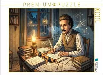 Calvendo 1905 Das Wunderjahr ver&auml;ndert die Physik &ndash; Puzzle 1000 Teile, 64&times;48cm