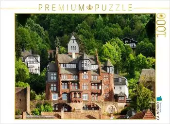 Calvendo Puzzle &bdquo;Die Villa Winterhelt stielt der Mildenburg die Show", 1000 Teile, 64x48cm