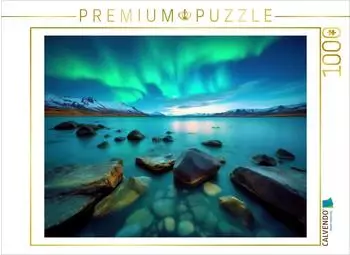 Calvendo Puzzle "Lichtspuren, die den Norden unsterblich machen" 1000 Teile, 64&times;48cm