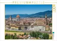 CALVENDO Puzzle Aussicht vom Piazzale Michelangelo in Florenz 2000 Teile...
