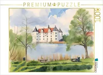 Calvendo Schloss Gl&uuml;cksstadt Foto-Puzzle 1000 Teile 64x48cm