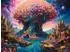 Calvendo Weltenbaum der Sporen: Kosmisches Netzwerk, Puzzle 1000 Teile, 64×48cm