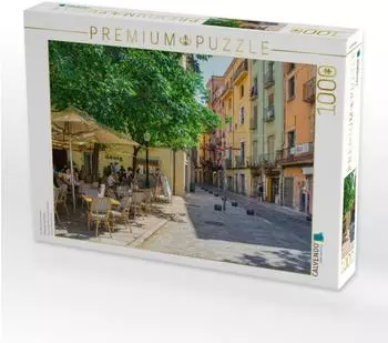 Calvendo Puzzle Pla&ccedil;a de Sant Feliu, 1000 Teile, 64&times;48cm