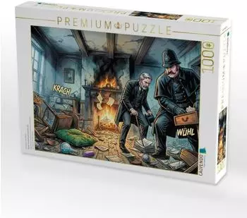 Calvendo Puzzle "Hydes Versteck wird durchsucht" 1000 Teile, 64&times;48cm
