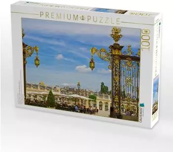 Calvendo Puzzle "Goldene Gitter an der Place Stanislas, Nancy" 1000 Teile, 64&times;48cm