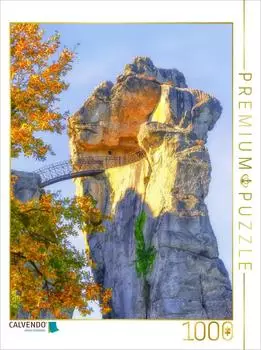 Calvendo Foto-Puzzle &bdquo;Mysteri&ouml;ser Charme &ndash; Externsteine, Teutoburger Wald" 1000 Teile, 48x64cm
