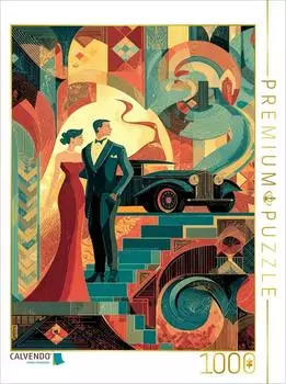 Calvendo Puzzle &bdquo;Sie feiern den Reichtum der Art-Deco-&Auml;sthetik" 1000 Teile 64x48cm