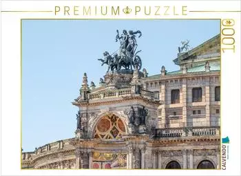 Calvendo Puzzle Semperoper Dresden, 1000 Teile, 64x48cm