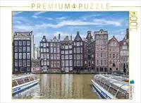 CALVENDO Puzzle Damrak mit tanzenden H&auml;usern in Amsterdam 1000 Teile...