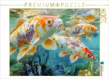 Calvendo Puzzle Kois 1000 Teile 64&times;48cm