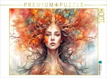 Calvendo Puzzle &bdquo;Flammenbaum Prinzessin" 1000 Teile, 64&times;48cm