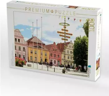 Calvendo Puzzle &bdquo;Der Marktplatz in Luckau in der Niederlausitz" 1000 Teile, 64&times;48cm