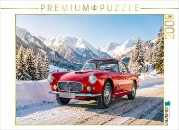 Calvendo Maserati 3500 GT Coup&eacute; auf Alpenstra&szlig;e, Foto-Puzzle 2000 Teile, 90&times;67cm