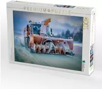 CALVENDO Puzzle Schnee ist nur Rohmaterial, f&uuml;r pure Kraft. 1000 Teile...
