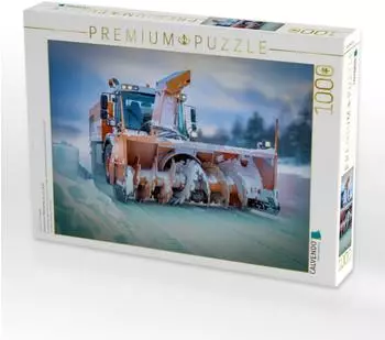 Calvendo Puzzle &bdquo;Schnee ist nur Rohmaterial, f&uuml;r pure Kraft" 1000 Teile, 64&times;48cm