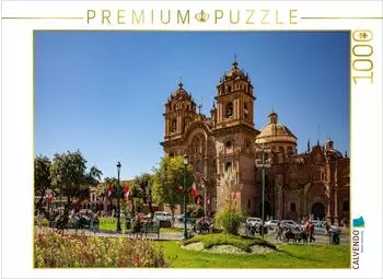 Calvendo Puzzle Plaza de Armas Cusco, 1000 Teile, 64&times;48cm