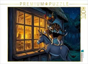 Calvendo Puzzle "Der Blick durch das Räuberfenster" 1000 Teile, 64×48cm