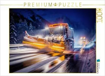 Calvendo Puzzle &bdquo;Unterwegs im Schneer&auml;umfahrzeug" 1000 Teile 64&times;48cm