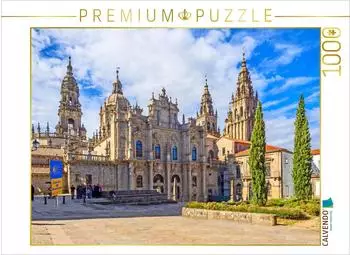Calvendo Puzzle Kathedrale Santiago de Compostela, 1000 Teile, 64&times;48cm