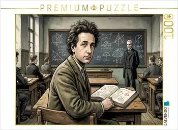Calvendo Puzzle &bdquo;1894 Der eigensinnige junge Denker" 1000 Teile, 64&times;48cm