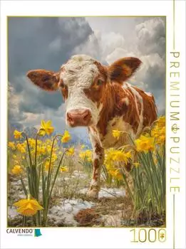 Calvendo Puzzle &bdquo;Ein leiser Neubeginn f&uuml;r das Leben tastet sich zur&uuml;ck auf die Weiden" 1000 Teile, 64x48cm