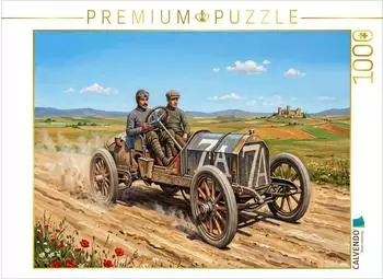 Calvendo Foto-Puzzle &bdquo;Targa Florio 1908 &ndash; Trucco & Maserati im Isotta Fraschini", 1000 Teile, 64&times;48cm