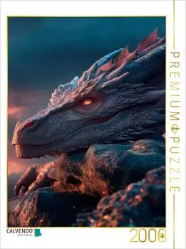 Calvendo Drachen - H&uuml;ter des vergessenen Reiches Puzzle 2000 Teile 90&times;67cm