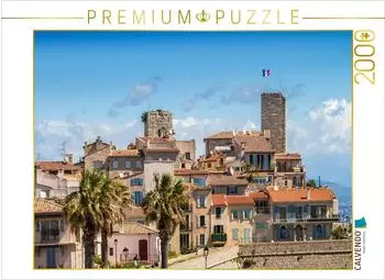 Calvendo Puzzle Uferpromenade C&ocirc;te d'Azur, Antibes 2000 Teile 90&times;67cm