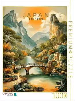 Calvendo Puzzle Shikoku, 1000 Teile, 64x48cm