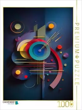 Calvendo Puzzle &bdquo;Rhythmus und Bewegung in reiner Farbe", 1000 Teile, 64x48cm
