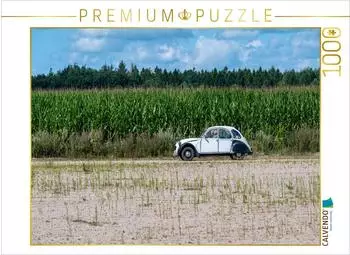Calvendo Puzzle "Unterwegs am Maisfeld" 1000 Teile, 64&times;48cm
