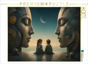 Calvendo Puzzle "Begegnung der Welten" 1000 Teile 64&times;48cm
