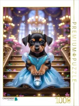 Calvendo Puzzle "Aschenputtel Hundewelpe" 1000 Teile, 64x48cm