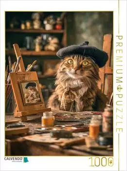 Calvendo Foto-Puzzle &bdquo;Kunst liegt im Auge des Futtergebers" 1000 Teile, 64x48cm