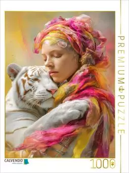 Calvendo Foto-Puzzle "Mensch und Tier" 1000 Teile, 64x48cm