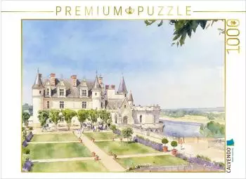Calvendo Puzzle Schloss Amboise in Frankreich, 1000 Teile, 64x48cm